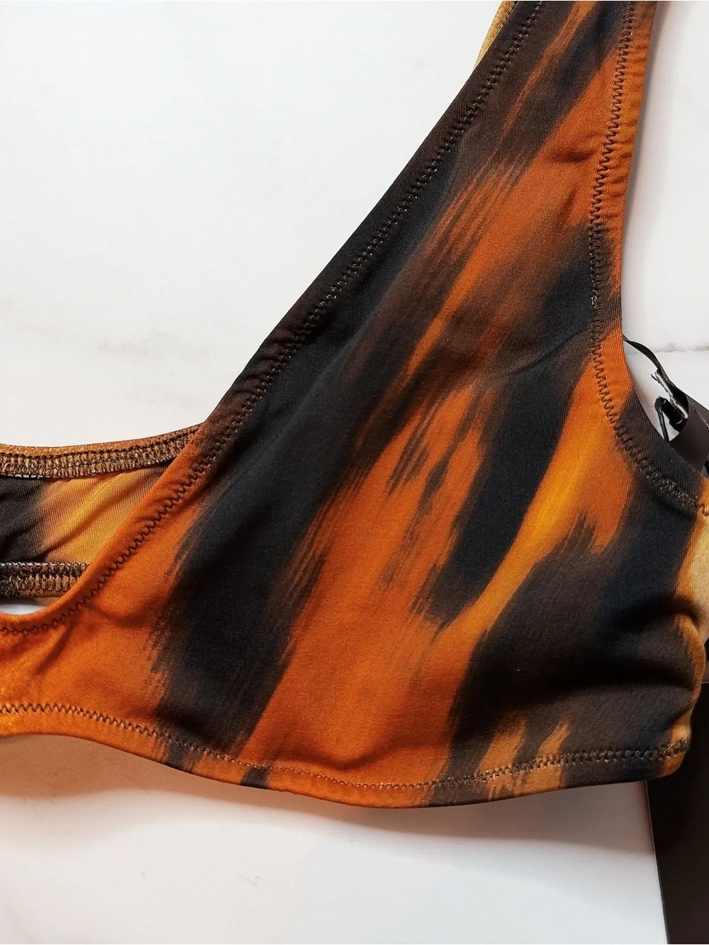 NWT Skims x Roberto Cavalli Plunge Bikini Top